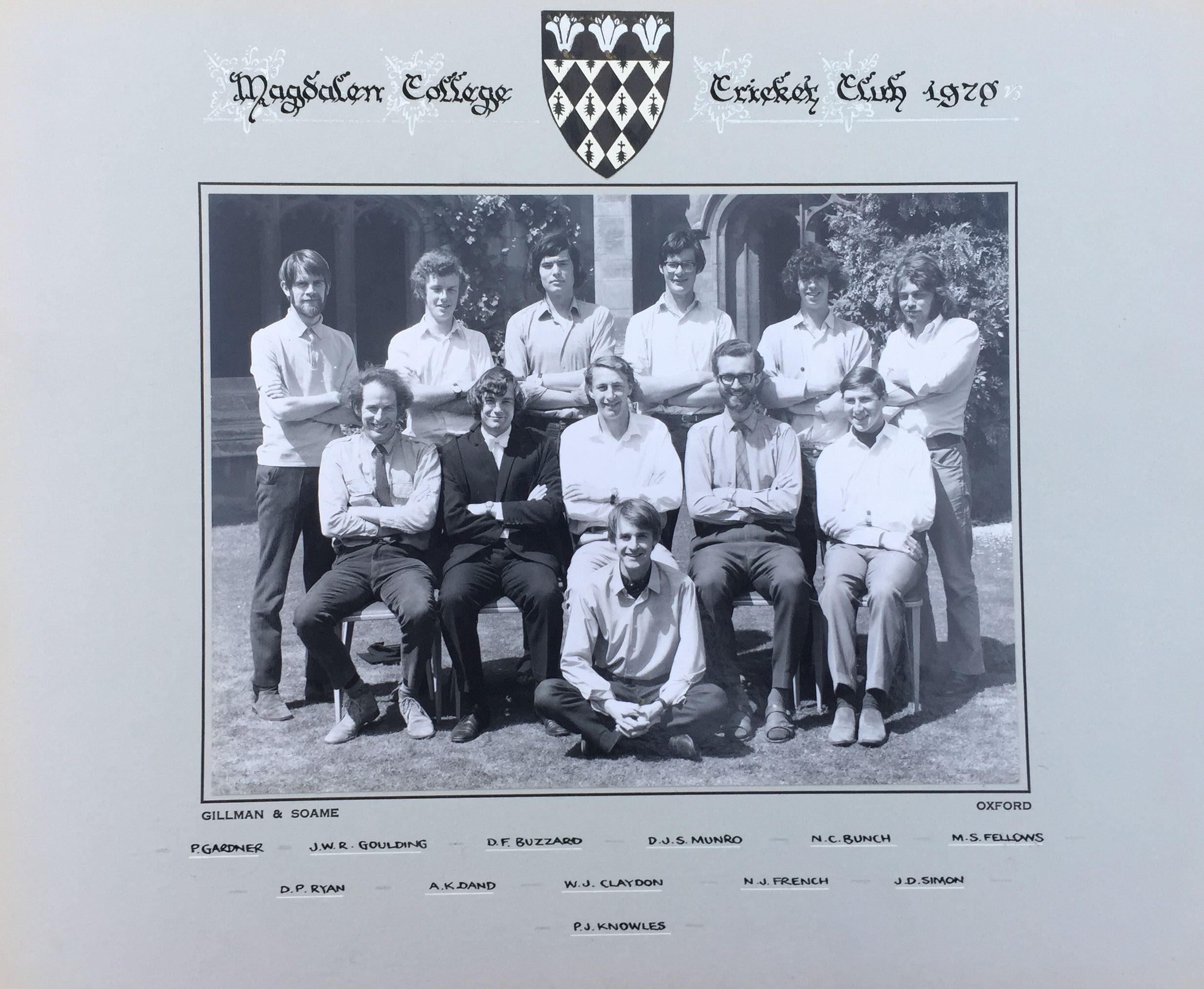 Magdalen College CC 1970