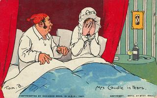 Mr Caudle - Mrs Caudle in tears