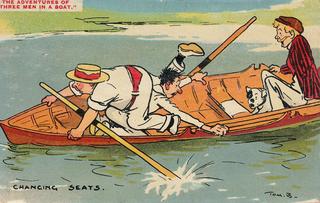Three Men in a Boat - Changing Seats