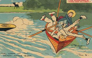Three Men in a Boat - The Wash of the Demon Motor Boat