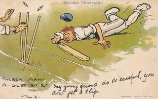 Cricket Illustrated - There’s many a slip...