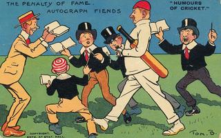Humours of Cricket - The Penalty of Fame