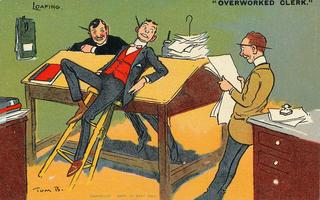 Overworked Clerk - Loafing