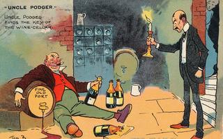 Uncle Podger - He finds the key of the wine-cellar