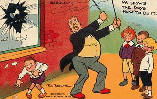 Diabolo - Pa shows the boys how to do it