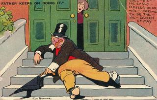 Father keeps on doing it - Call-hic-me early…….