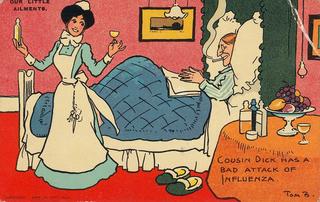 Our Little Ailments - Cousin Dick has influenza