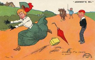 Johnny’s Ma - She meets a cow