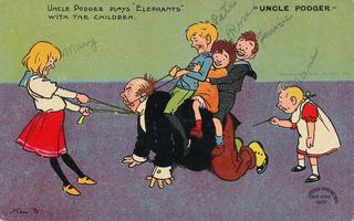Uncle Podger - He plays elephants with the children
