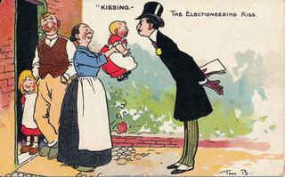 Kissing - The electioneering kiss