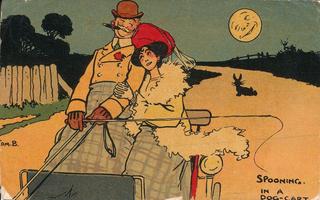 Spooning - In a dog-cart