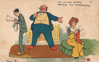 Pa-in-law - He gives advice on matrimony
