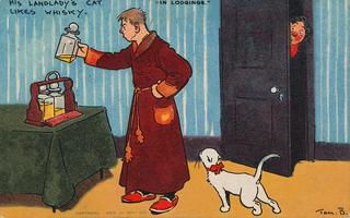In Lodgings - His landlady’s cat likes whisky