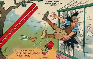 New Compensation Act - I ken see a life of ease fer me