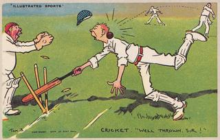 Illustrated Sports - Cricket : Well thrown, Sir!