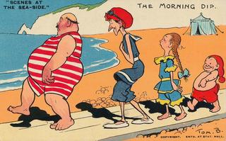 Scenes at the Sea-side - The morning dip