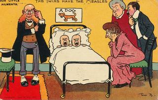 Our Little Ailments - The twins have the measles