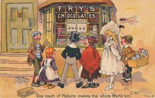 Fry’s advertising card