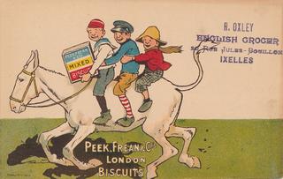 Peek Frean’s advertising card