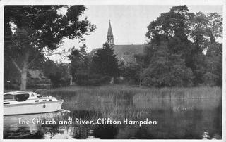 Clifton Hampden - Church and River