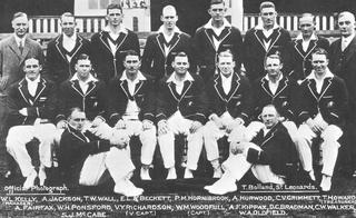 Australian touring party in England April - August 1930