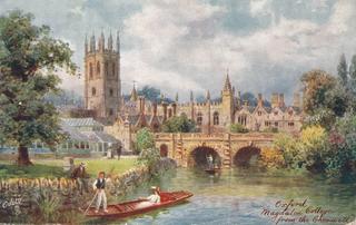 Magdalen College from the Cherwell