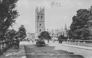 Magdalen College from the Bridge