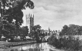 Magdalen College from the Cherwell