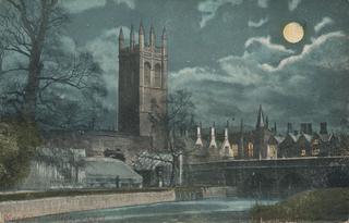 Full moon over Magdalen