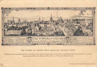 The Towers of Oxford from Magdalen College Tower