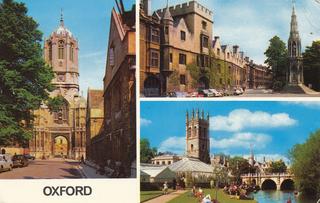 Multiview card of Oxford
