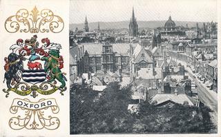 Oxford View + City Coat of Arms