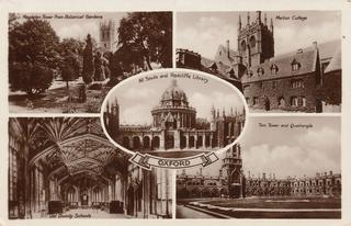 Multiview card of Oxford