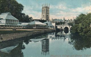Magdalen College Tower from the Cherwell