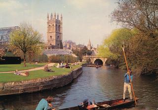 Magdalen College Tower from the Cherwell