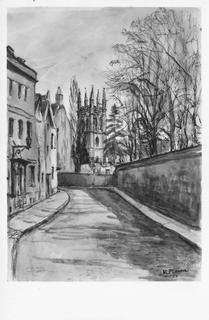 Magdalen Tower from Merton Street