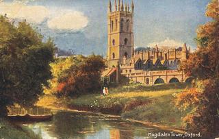 Magdalen Tower, Bridge & Cherwell River