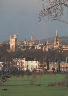 Panoramic view of Magdalen, Nuffield and Lincoln Colleges & St Mary’s Church