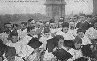 May Morning on Magdalen Tower