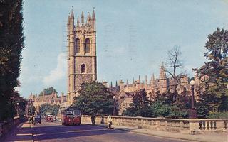 Magdalen Tower & Bridge c 1950s
