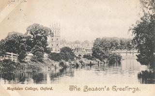 Magdalen College from the Cherwell