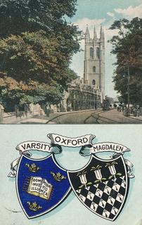 Magdalen Tower + Crests