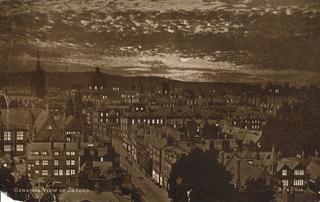 General View of Oxford at night