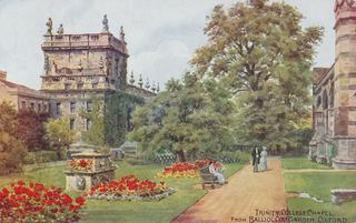 Trinity College Chapel from Balliol College Garden
