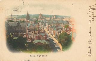 Oxford High Street - Aerial View