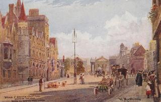 Broad Street, Balliol College & Site where martyrs burned