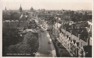 Oxford From Magdalen Tower