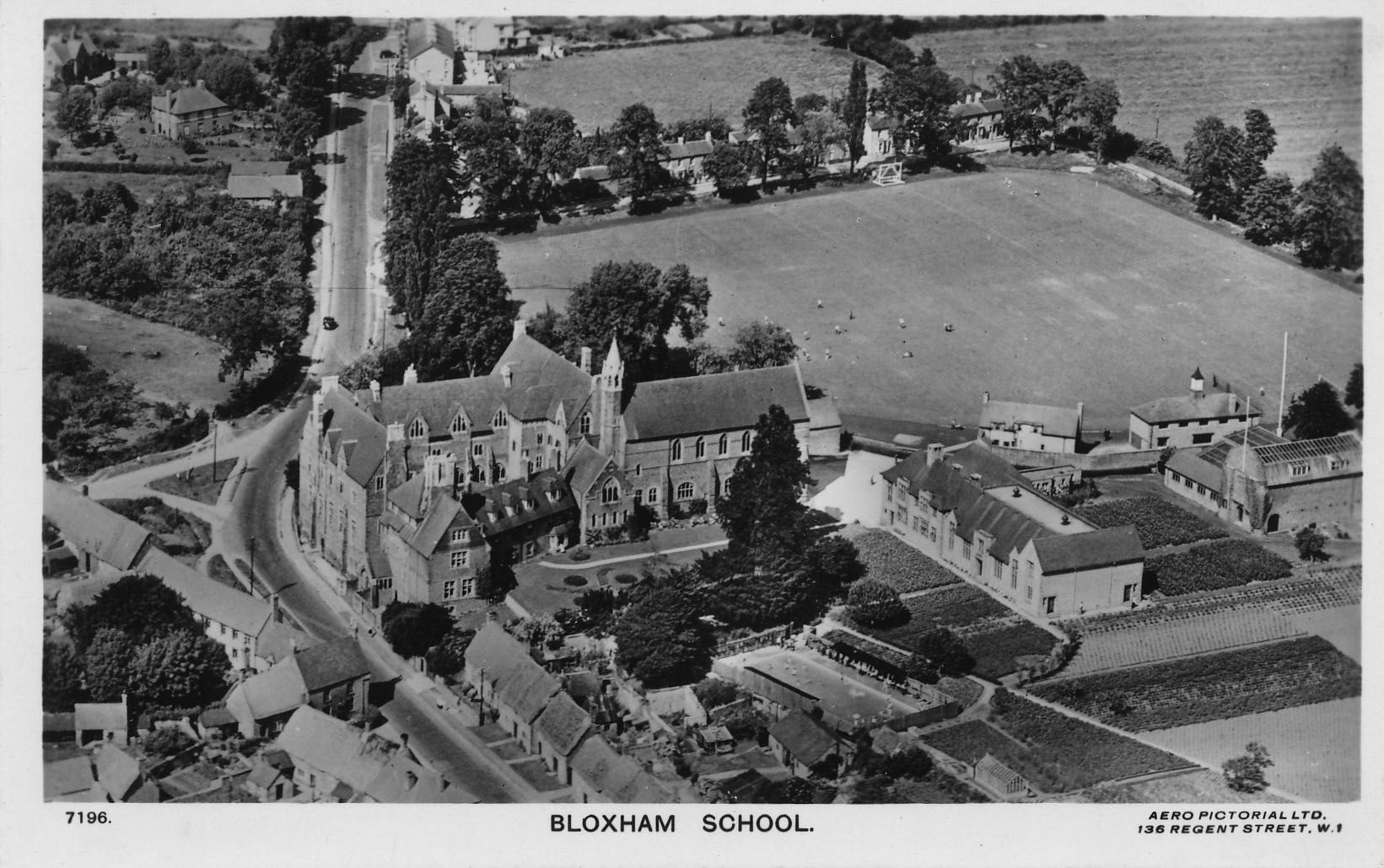 Bloxham School from the air