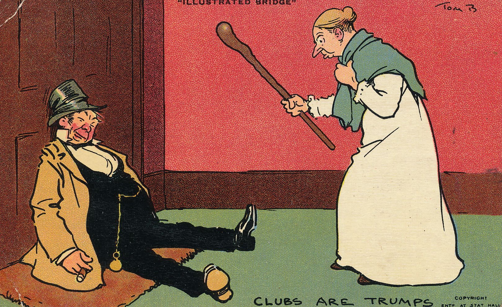 Mr Caudle? - Illustrated bridge: Clubs are trumps