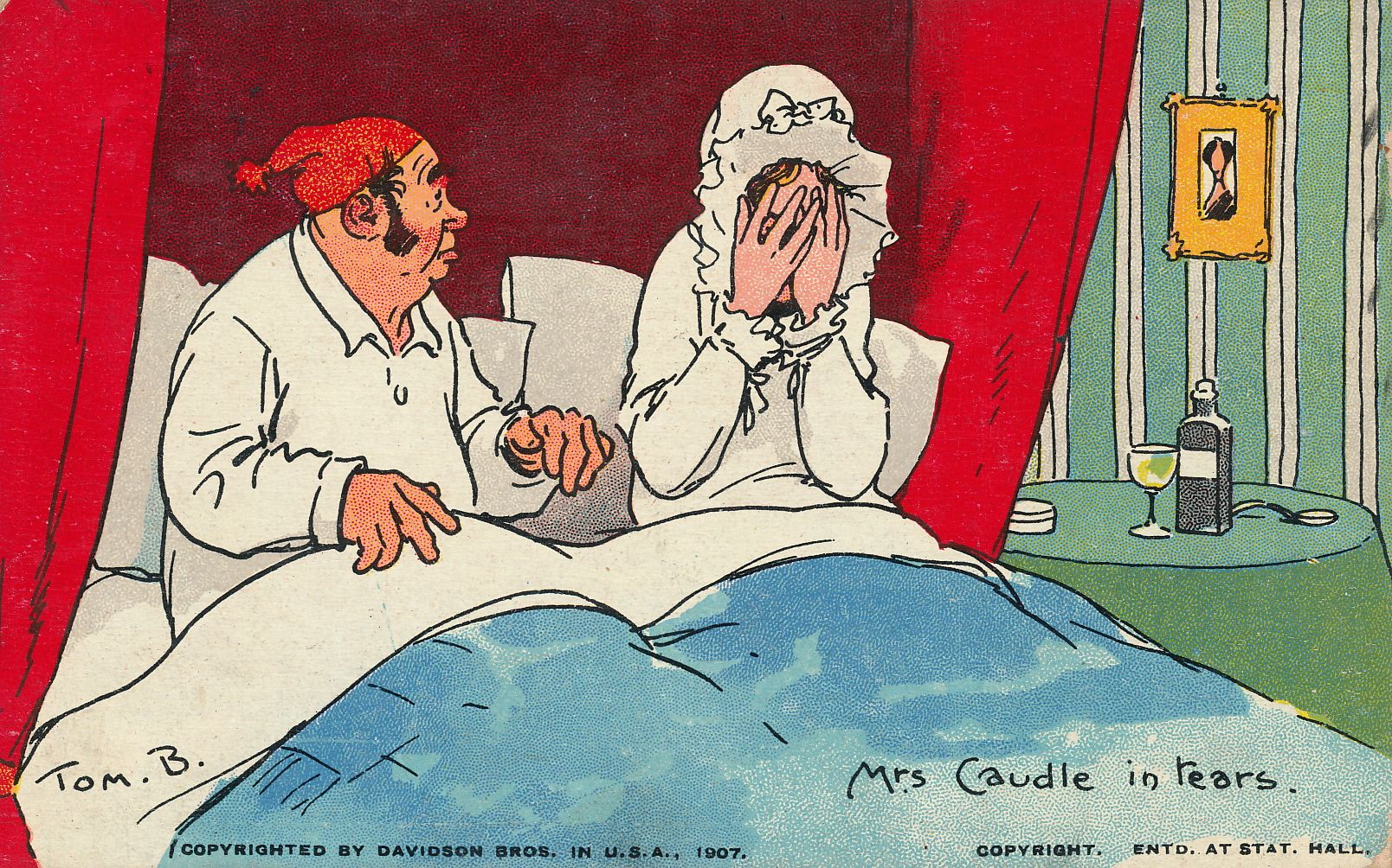 Mr Caudle - Mrs Caudle in tears